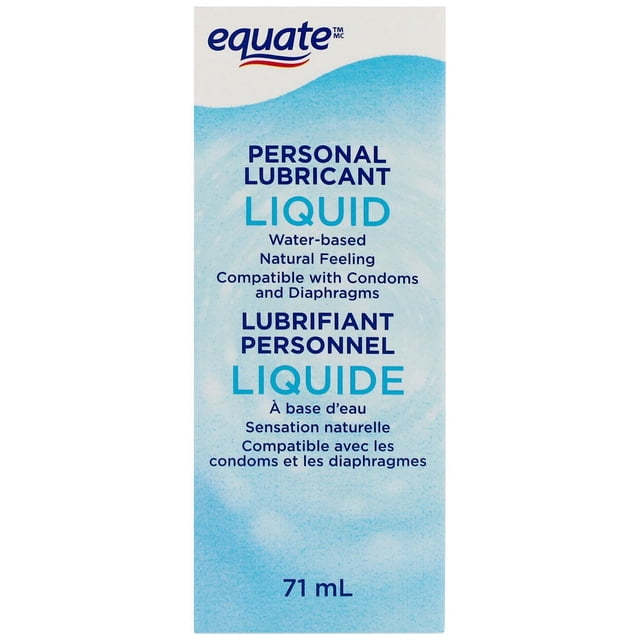 Equate Personal Lubricant Liquid, Water Based, 71 ml