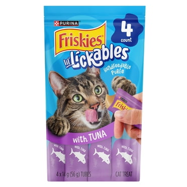 Purina Friskies Lil' Lickables Tuna, Cat Treats, 14 g x 4