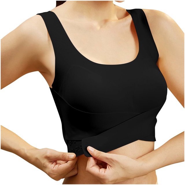 RKSTN Sports Bras for Women Compression Wirefree High Support Bra Small to Plus Size Everyday Wear, Exercise and Offers Back Support