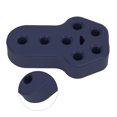 thumbnail image 1 of Universal Car Exhaust Hanger Bushing Rubber Insulator Mount Bracket 7 Holes 12mm Dia High Density, Easy to Install, Perfect Replacement for Car Exhaust Systems, 1 of 7