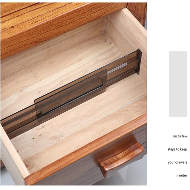 Diviseurs et Organisateurs de Tiroir de Rangement pour Textiles de Maison, Diviseur Polyvalent et Ajustable pour une Utilisation Efficace dans la Garde-Robe et la Commode