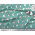 thumbnail image 2 of Soimoi Poly Georgette Fabric Ghost Halloween Print Fabric by The Yard 42 Inch Wide, 2 of 3