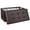 Brown, variant on 30 Inches Folding Storage Ottoman Bench, Faux Leather Storage Chest, Ottoman Foot Rest Stool, End of Bed Bench, 440 lb Max Load (Brown, 30"L x 15"W x 15"H)