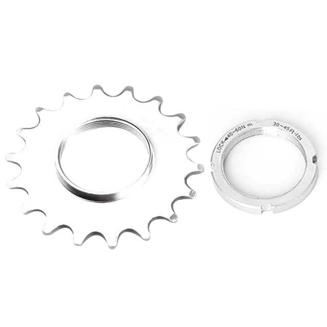 Fixed Gear Mountain Bike Wheel Cogs Sprocket Lock is designed Rings Maintenance Cycling Crankset Accessories Replacing Parts 18T