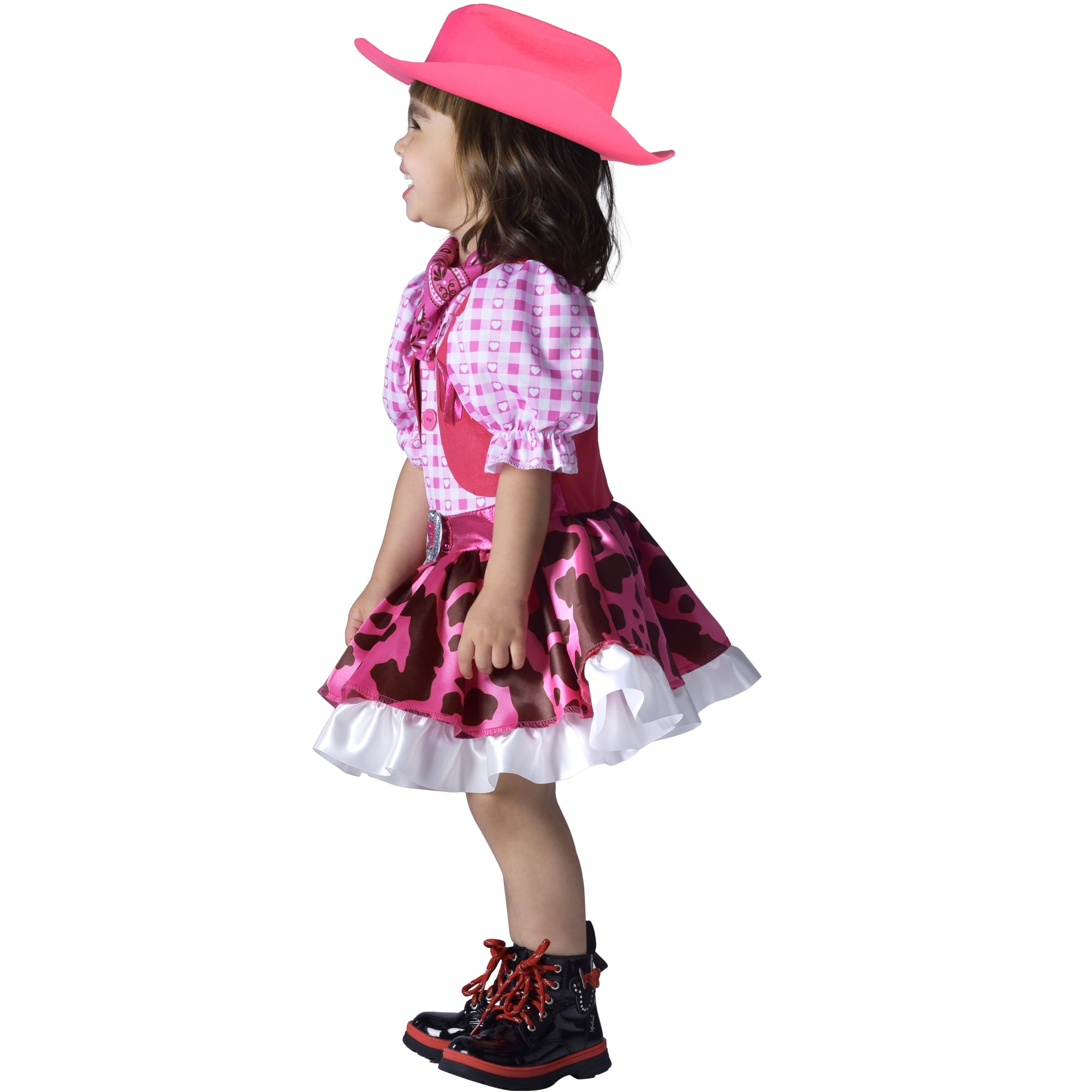 Costume d'Halloween pour enfant Petite Cow-girl Mignonne, Taille 3-4T