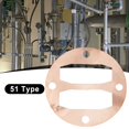 thumbnail image 3 of Tête de Cylindre de Compresseur d'Air Base Valve Plaque Joints Rondelles Tampon en Cuivre 51, 3 of 10