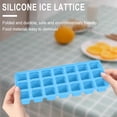 thumbnail image 3 of RKSTN Kitchen Utensils 21 Cellule Silicone Pliable Moule à Glaçons Conteneur Pliable Libération Facile Presse à Glaçons Boîte à Glaçons Kitchen Utensils, 3 of 4