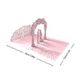 thumbnail image 2 of Invitation Debout de Mariage Blanche Papier Blanc (Une Invitation Debout de Mariage Blanche), 2 of 8