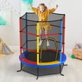 thumbnail image 4 of Gymax Trampoline de 55 Pieds' pour Enfants et Tout-Petits, Trampoline Récréatif avec Filet de Sécurité, Coloré, 4 of 10