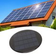 thumbnail image 1 of Module de Panneau Solaire Rond Mini, Module de Cellule Solaire à Taux de Conversion Élevé, Batterie Rechargeable 3.7V 120mm 1.1W 5V pour Camping, 1 of 7