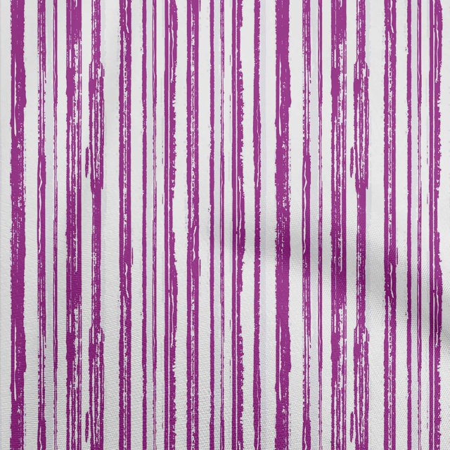 oneOone Cotton Flex Purple Fabric Striped Line Craft Projects Decor Fabric Printed By The Yard 40 Inch Wide