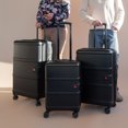 thumbnail image 2 of AIR CANADA Porto – Ensemble de 3 Valises Rigides, Léger, Ensemble de Valises à Coque Rigide avec Roues Pivotantes pour le Voyage. Valises de 28 Pouces et 24 Pouces Grandes et Bagage de Cabine, 2 of 9