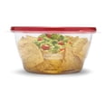 thumbnail image 3 of Rubbermaid TakeAlongs Serving Bowl Food Storage Containers, 1.4 L (6.2 Cup), Ruby Red, 3 Pack, 3 of 7