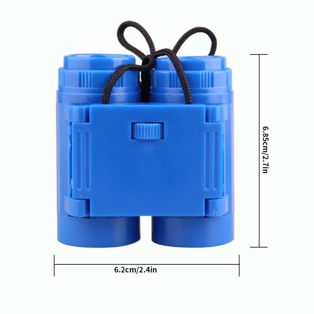 Télescope Portable pour Enfant, Jumelle Pliable pour Enfant; Outil d'Observation Extérieur, Jumelle pour Enfants à Haute Résolution, Bleu