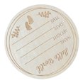 thumbnail image 3 of <p>Baby Announcement Sign, Hello World Baby Sign Photo Prop Commemorate Round Decor 5.9in Basswood  For Shower</p>, 3 of 7