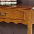 thumbnail image 2 of Leick Furniture Table Console Ondulée en Bois, Fini Chêne Moyen, 2 of 8