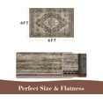 thumbnail image 2 of -Area Rug X Rugs for Living Room- Machine Washable Rug-Soft Living Room Rug-Vintage Non Slip Carpet-Rugs for Bedrooms Dining Room Living Room Office, 2 of 7