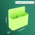 thumbnail image 3 of XYAIYT Magnetic Chalkboard Organizer Multi functional Storage Box for Home Office Classroom Supplies with Strong Magnets and Adjustable Compartments for Pens Pencils Chalks, 3 of 5