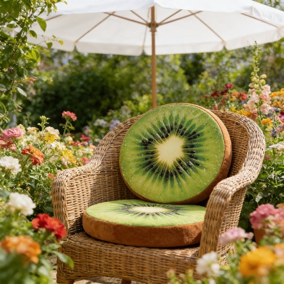 Birdeem Coussin Décoratif en Peluche en Forme de Fruit, Coussin de Chaise Doux et Oreiller Décoratif pour Sofa, Salle à Manger, Salon, Chambre et Usage Extérieur