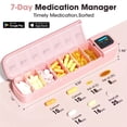 thumbnail image 3 of TUTT Smart Pill Organizer | Bluetooth 7-Day Medication Dispenser, Reminder Box | With Alarm for iOS & Android, 3 of 13