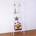 thumbnail image 4 of Ktaxon 4-Tier Bookcase Bookshelf Leaning Wall Shelf Rack Ladder Storage Furniture White, 4 of 7