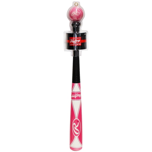 Bâton et balle de base-ball de Rawlings pour enfants - Rose