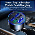 thumbnail image 4 of Estbridg 150W Fast Car Charger 4 Usb Port + Type C Universal Socket Adapter, 4 of 10