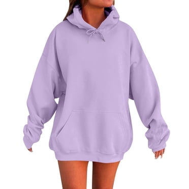 Baberdicy Purple Womens Oversized Hoodies Winter Sweatshirts Pullover 2026 Fashion Tops Trendy Outfits, 3Xl