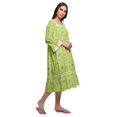 thumbnail image 2 of Moomaya Chemise de Nuit Évasée en Coton pour Femmes, 2 of 6