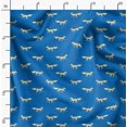 thumbnail image 2 of Soimoi Tissu Satin Modal Imprimé Renard Animal au Mètre 42 Pouces de Large, 2 of 6