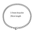 thumbnail image 1 of bracelet en Métal Simple et Élégant Adapté aux Hommes, 1 of 4