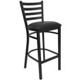 thumbnail image 1 of Flash Furniture HERCULES Series Black Ladder Restaurant Barstool, 1 of 7