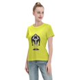 thumbnail image 4 of T-Shirt Basique à Manches Courtes pour Femme une Pièce Grand Ours, 4 of 6