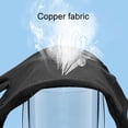 thumbnail image 3 of Compression 2pcs Fingerless Compression Gloves Copper Fibre Soft Highly Elastic Non Slip  Silicone Hand Support Wrist Glove For Carpal Tunnel, 3 of 8