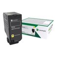 thumbnail image 1 of Lexmark - Yellow - original - toner cartridge LCCP, LRP - for Lexmark CS730de, CS735de, CX730de, CX735adse, 1 of 1