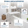 thumbnail image 3 of 450 lb Capacity Step Stool, Heavy Duty with Dual Handles & Non-Skid Platform, Adjustable Height Foot Stool for Adults & Seniors, for Kitchen, Bedside, Bathroom, 3 of 8