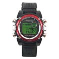 thumbnail image 1 of Discovery Black Nylon Fastwrap Digital Watch with Red Accent, 1 of 6