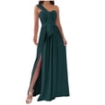 thumbnail image 1 of VEKDONE Liquidation 2025 Robe Élégante pour Femme Invitée de Mariage à une Épaule Soirée Formelle Cocktail Longue Maxi Robes, Robes Hawaïennes pour Femmes, 1 of 7