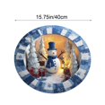 thumbnail image 3 of Todaioua Christmas Holiday 3D Carpet Mat Non-Slip Absorbent Floor Mat Washable Durable Indoor Outdoor Entrance Door Mat Kitchen Bathroom Decor Rug 15.8 Inch, 3 of 7
