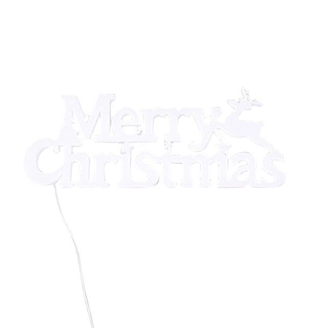 Merry Christmas Modeling Christmas LED Letter Decoration Wreath Decoration Lights Christmas Lights LED Light