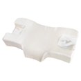 thumbnail image 3 of Memory Foam Neck Pillow Comfortable Bedding Pillow Face Cervical Pillow Back White, 3 of 9