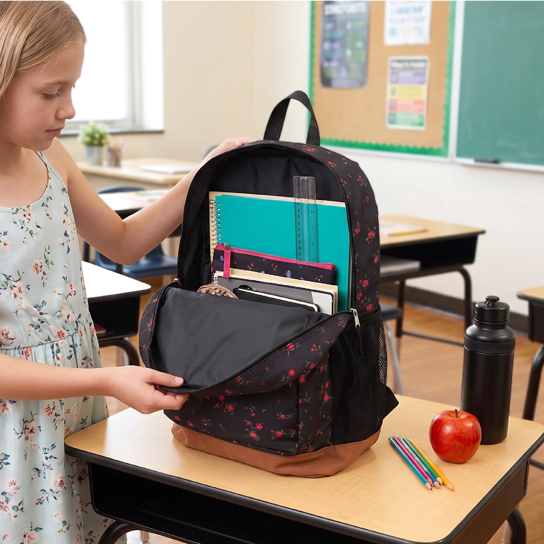 Sac à Dos Scolaire Jetstream avec Compartiment pour Ordinateur