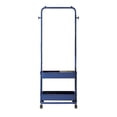 thumbnail image 1 of Support à Vêtements Polyvalent avec Roues, Organisateur de Vêtements Roulant, Petite Garde-Robe sur Roulettes, Portant à Vêtements pour Chambre et Buanderie, 1 of 8