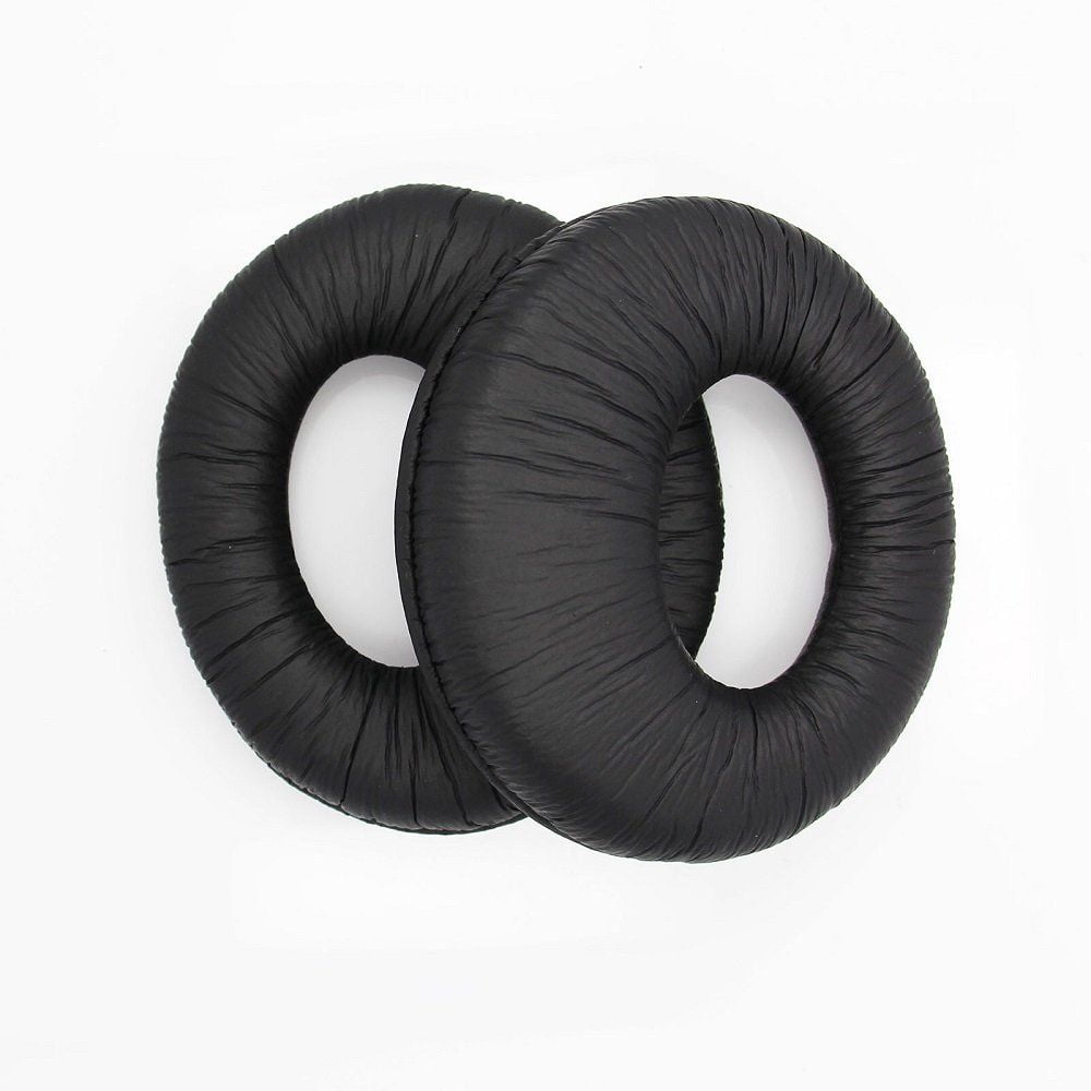 1Pair Replacement Black Leather With Foam Earpads Pillow Ear Pads Cushion Headphone Headset Accessories for Sony MDR-RF985R RF985R Accessory Part