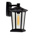 thumbnail image 1 of Leawood 1 Light Black Outdoor Wall Light, 1 of 4