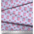 thumbnail image 2 of Soimoi Poly Georgette Fabric Dot & Floral Artistic Print Sewing Fabric Yard 42 Inch Wide, 2 of 5