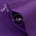 thumbnail image 2 of EcoNesxp 18 Inch Small Window Piece Royal Purple Kitchen Window Valance Blackout Rod Pocket Valance for 42 x 18 Inch Small Window 1 Piece Inch Small Window, 2 of 5
