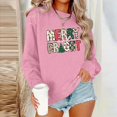 thumbnail image 2 of Pisexur Sweat-Shirt de Noël Décontracté à Manches Longues Col Rond pour Femmes, Chandail Ample et Confortable, Imprimé Mode Festival Automne, 2 of 4