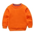 thumbnail image 5 of LSLJS Ensemble Automne Hiver pour Bébés Garçons Filles, Chandail à Col Rond et Pantalon de Jogging Couleur Unie (Orange, 9-10 Ans), 5 of 5