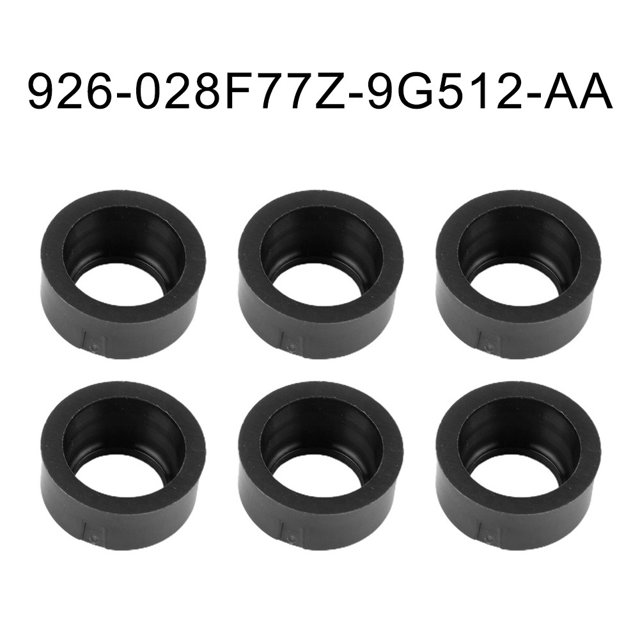 Bgsha 6Pcs Fuel Injector Seal Adaptor For Ford Explorer For Mustang 926-028 F77Z-9G512-AA Plastic Car Accessories Tools